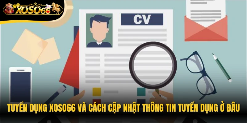Tuyển dụng Xoso66 và cách cập nhật thông tin tuyển dụng ở đâu